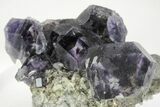 Cuboctahedral Fluorite w/ Purple Phantoms - Yaogangxian Mine #215802-2